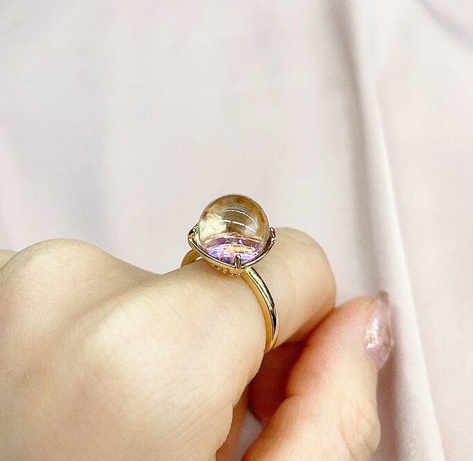 シャボン玉リング(ピンクオーロラ) | マルベリコ