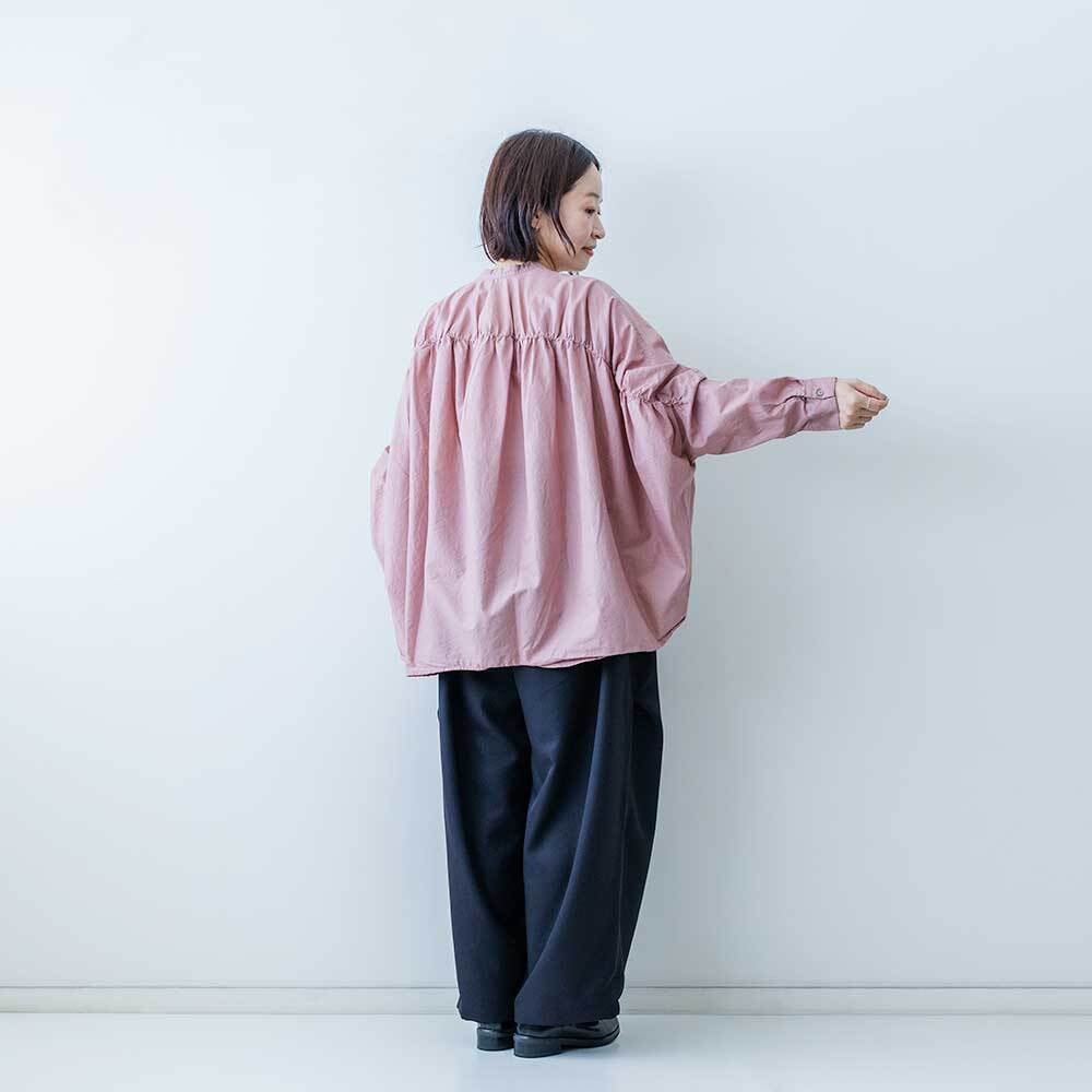 mizuiro ind バックギャザーワイドシャツ | LASQ store | ラスクストア