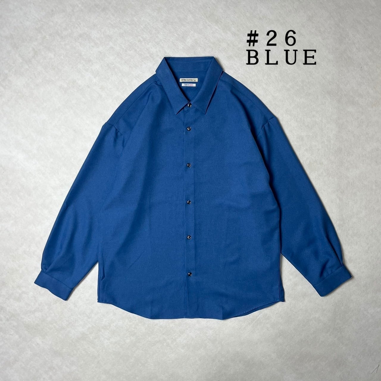 日本製】【定番】リフラクスとろみシャツ ルーズフィット CIAO 221-00