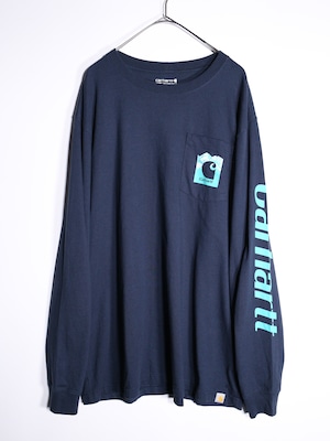 "Carhartt" 360° print design over silhouette l/s tee