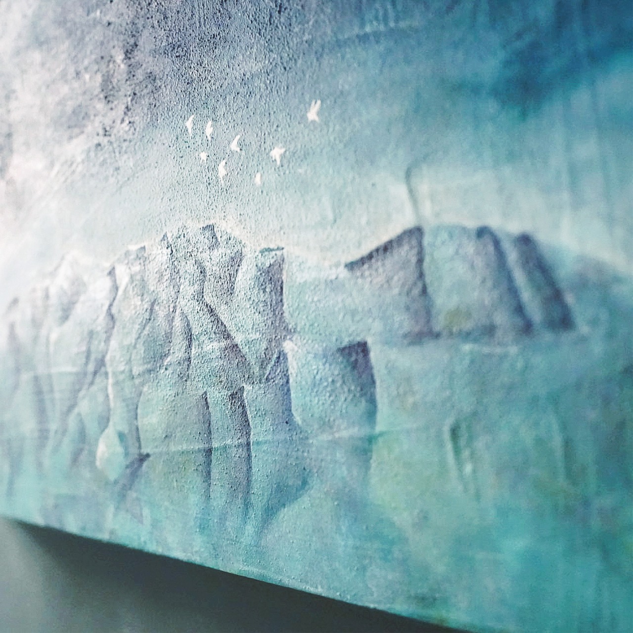 「山陵に問う」— 原画 by matsuko