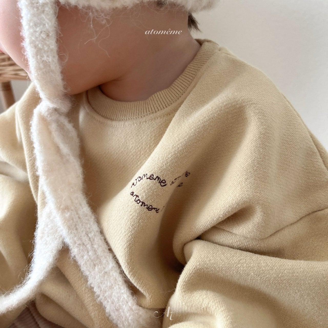 残り1点 即納⌇110cm 刺繍 トレーナー