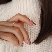 282R　mixカラーオーバルリング ★ SixTONES京本大我さん SnowMan阿部亮平さん着用