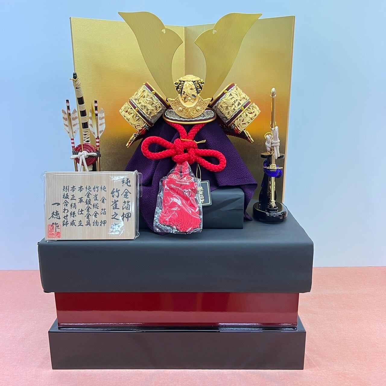 五月人形 | 竹雀之兜 10号 | 春日大社模写 | 純金箔押 | No.TU03 五月人形 | 竹雀之兜 10号 | 春日大社模写 | 純金箔押 | No.TU03