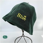 Blue サウナハット 綿製