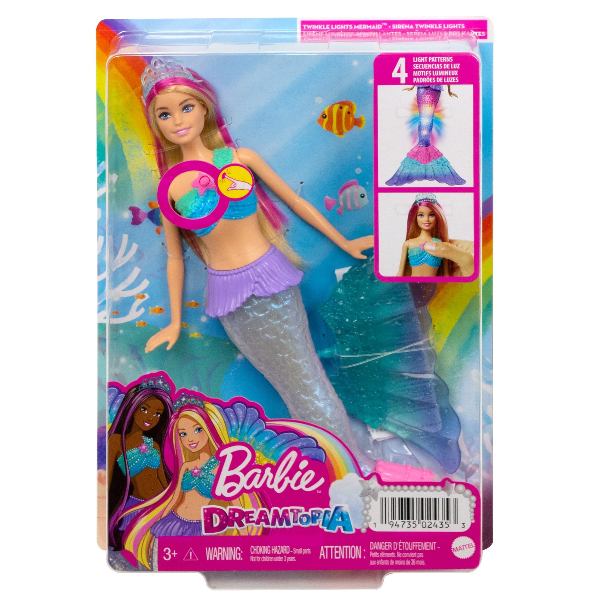 バービー(Barbie) みずのなかでもあそべる! キラキラマーメイド/映画