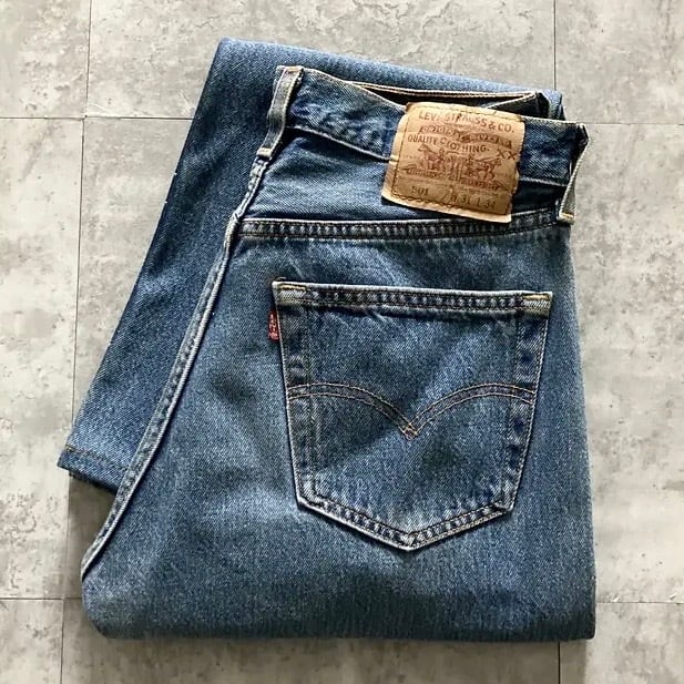 W31 L34】90's US.Levis 501 リーバイス エルパソ工場(524) ボタン裏