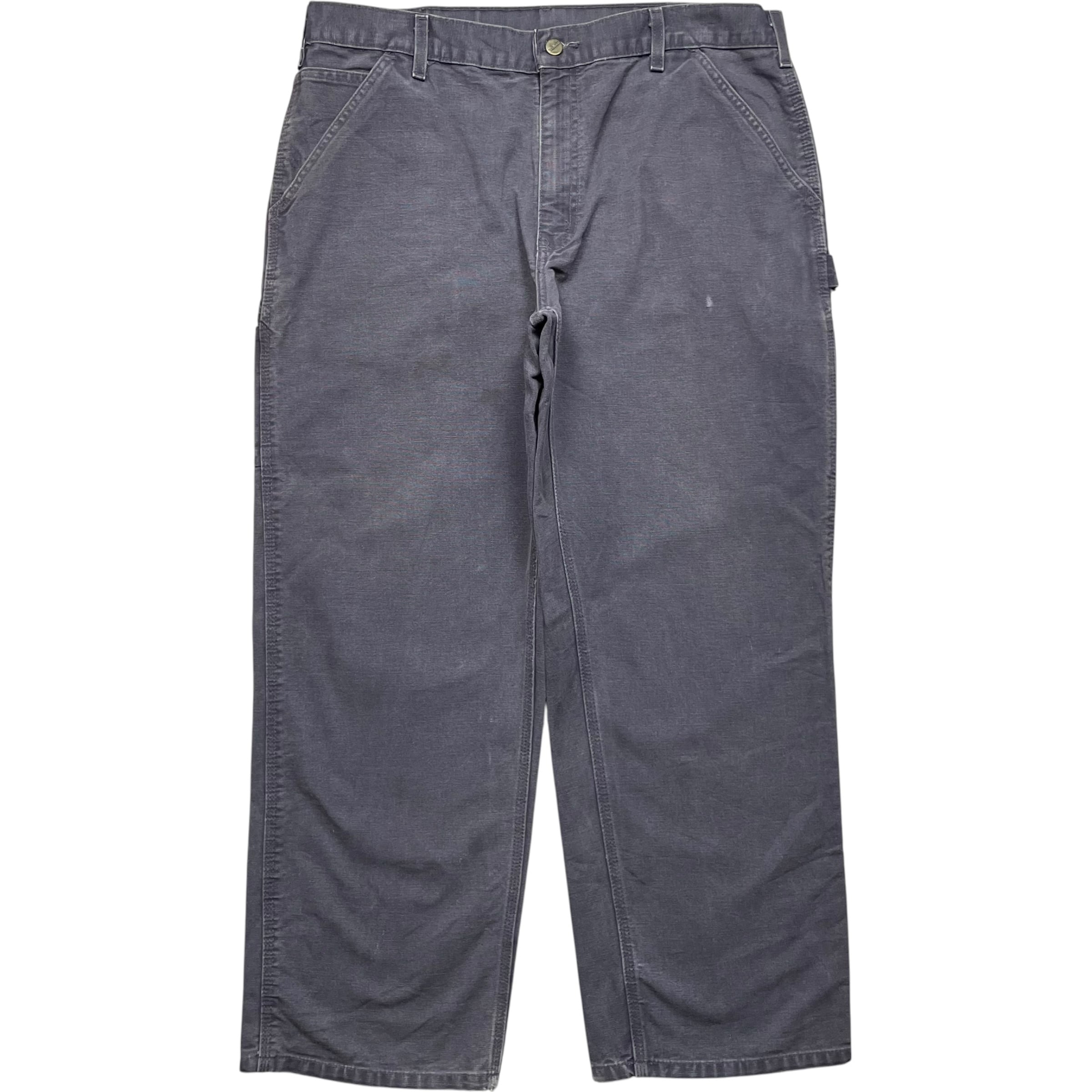 《実寸W36 L29》Carhartt カーハート ワークパンツ ペインターパンツ グレー no.10248