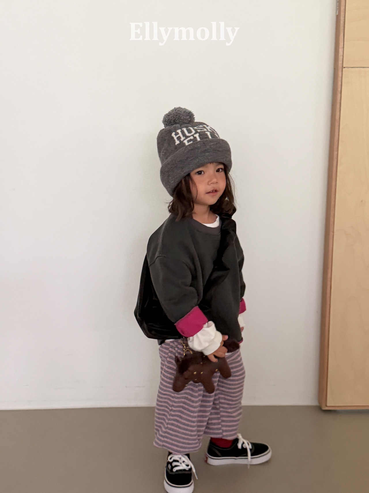 【取寄/韓国直送】Elly molly ラフツートーンダイングスウェット|秋服|韓国子供服|26/AT