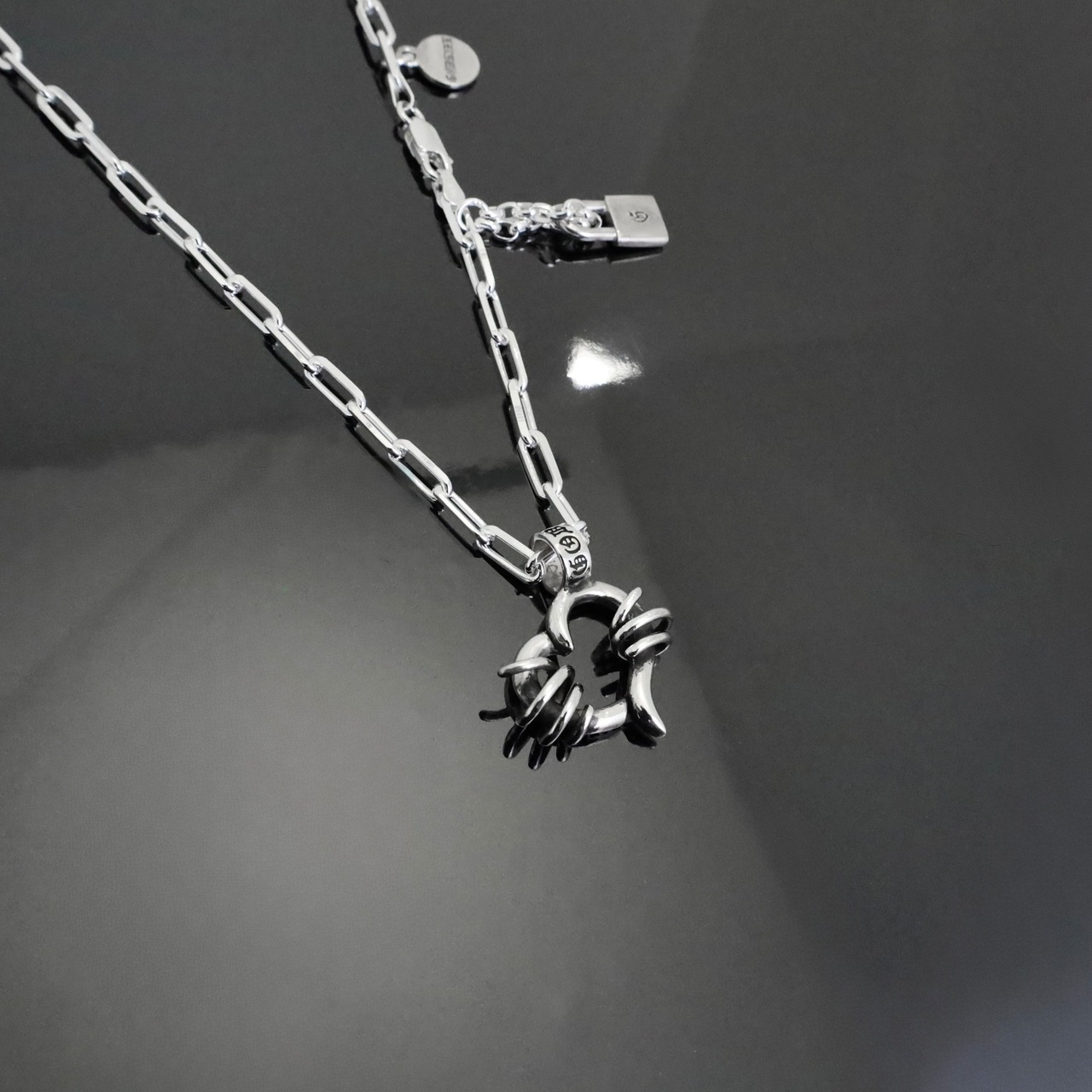 THORNY HEART [SMALL] 4C #1 NECKLACE / ソーニーハート S 4C #1 ネックレス
