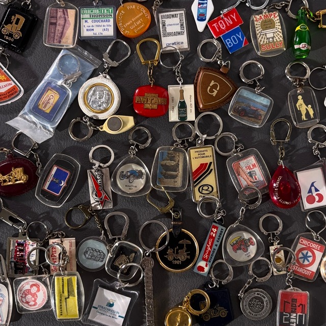 50個  フレンチ キーホルダー フランス 雑貨 ヴィンテージ  2511014-11