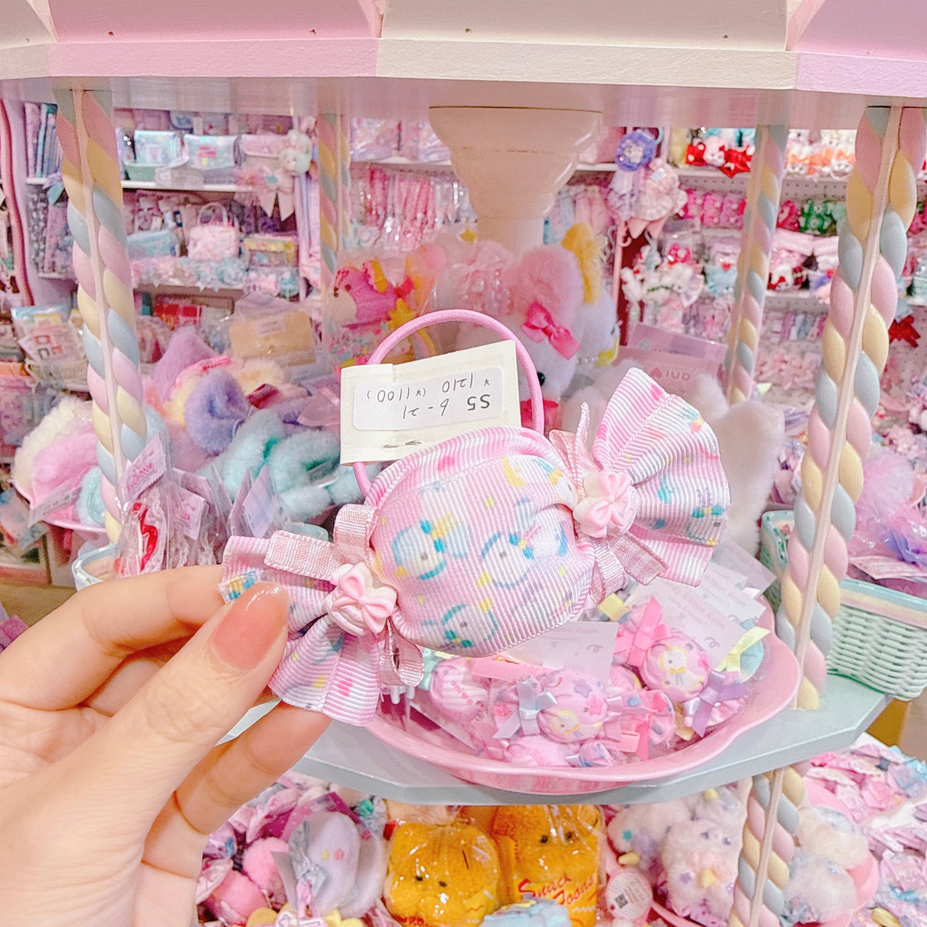 【S5】6-21キャンディリボンヘアゴム