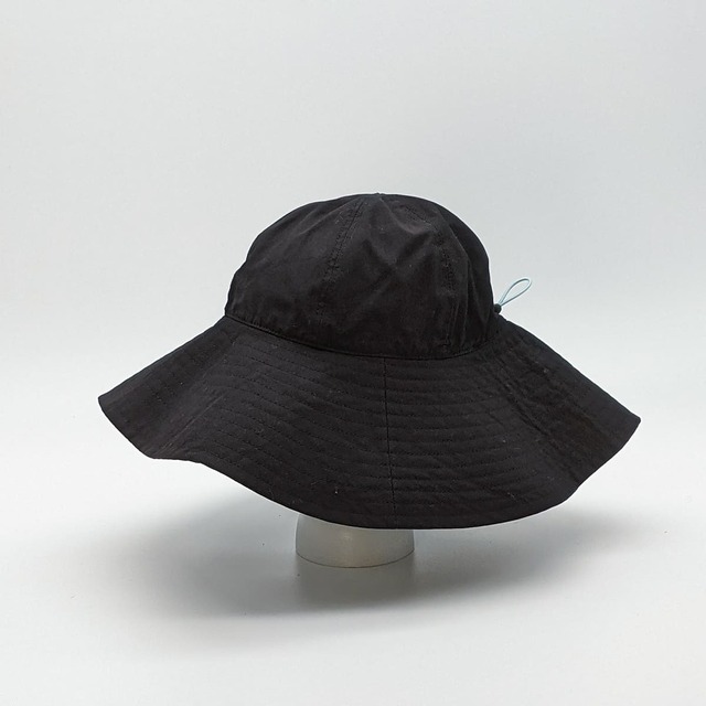 BD-BB107 Cotton Canvas Draw BIg Brim Hat - BLK