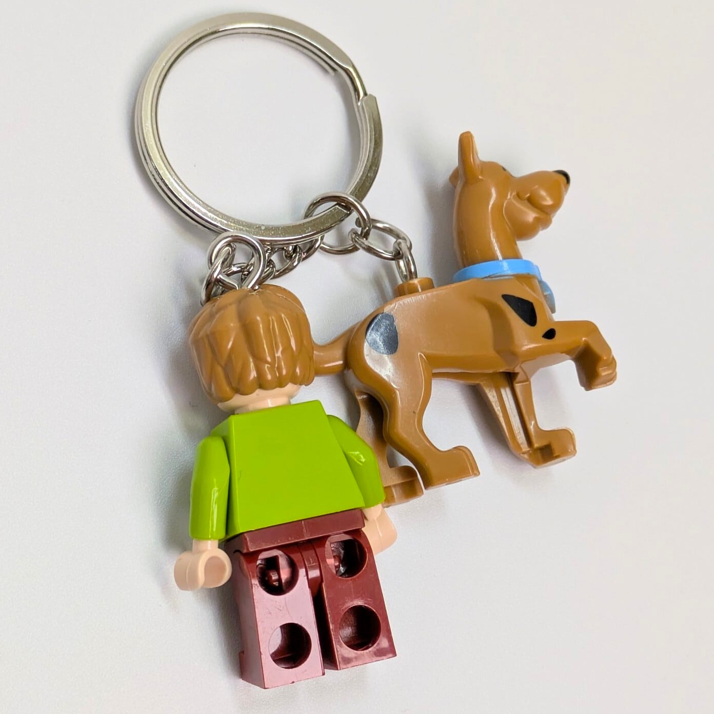 【ブロック フィギュア キーホルダー】 Scooby-Doo / スクービー ドゥー / スクービードゥー＆シャギー〚アメリカン雑貨 アメトイ〛