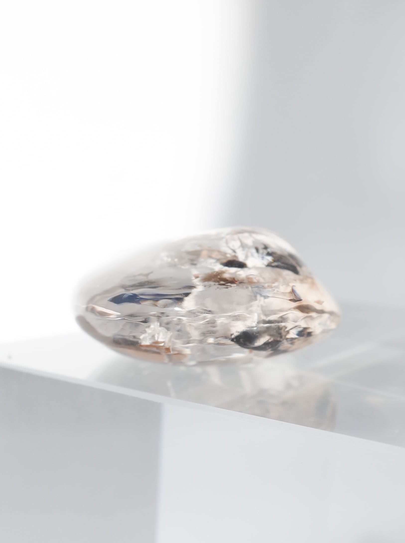 水入り☆スモーキークォーツ☆観音様 水入り水晶 / エンハイドロスモーキークォーツ- 03 | SELSHA