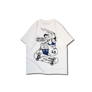 Grab S/S TEE / WHT