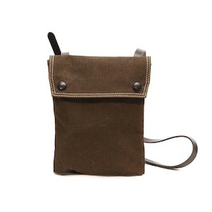 SHELTER DUCK MINI SHOULDER <BROWN>