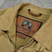 weatherproof fade fake suede blouson mustard