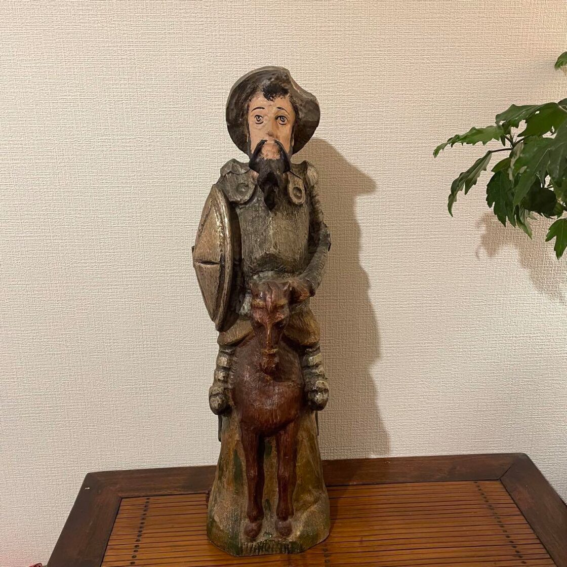 ヴィンテージ 】✴︎スペイン製✴︎木彫りの兵隊さんのワインケース 