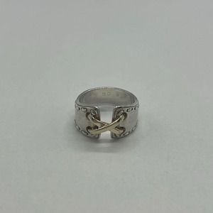 エルメス HERMES メキシコリング 表記サイズ50 SV YG コンビ