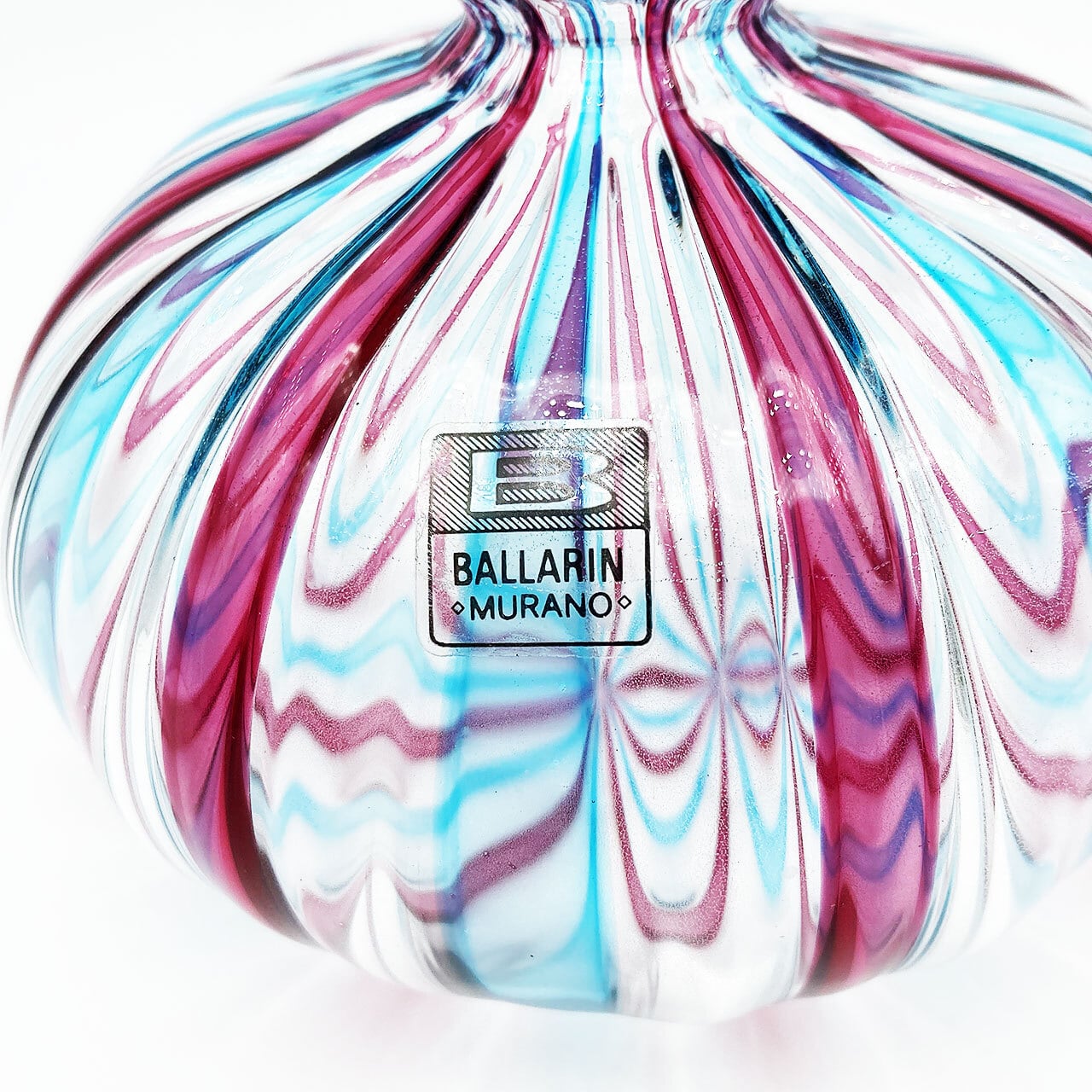 ヴェネチアガラス ムラノ イタリア バラリン工房 BALLARIN 花瓶 フィリ