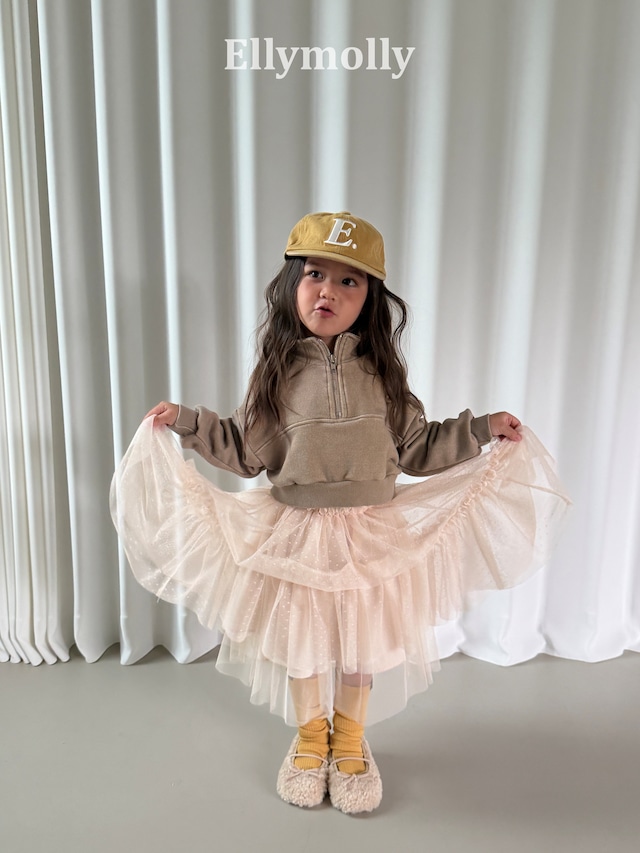 【取寄】elly molly|solar tulle skirt|ソラチュールスカート|5-15|kids&jr|26 autumn