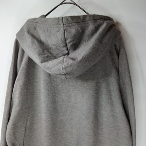 ノースフェイス　プルオーバーフーディー　パーカー　裏起毛　グレー　ビッグロゴ　M