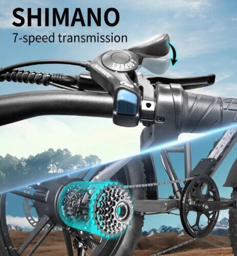 Deepower QS7 35AH電動自転車 1000W ブラシレスモーター MTB 電動