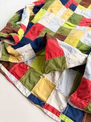 Patchwork plaid shirt