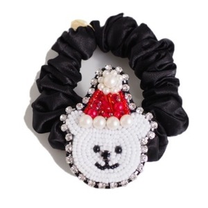 白くまサンタ　シュシュ