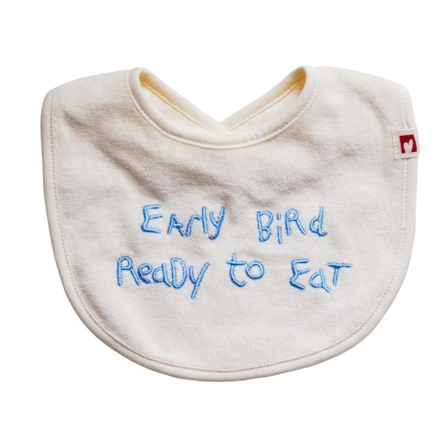 mwahmwah / Lettering Bib / Milk White