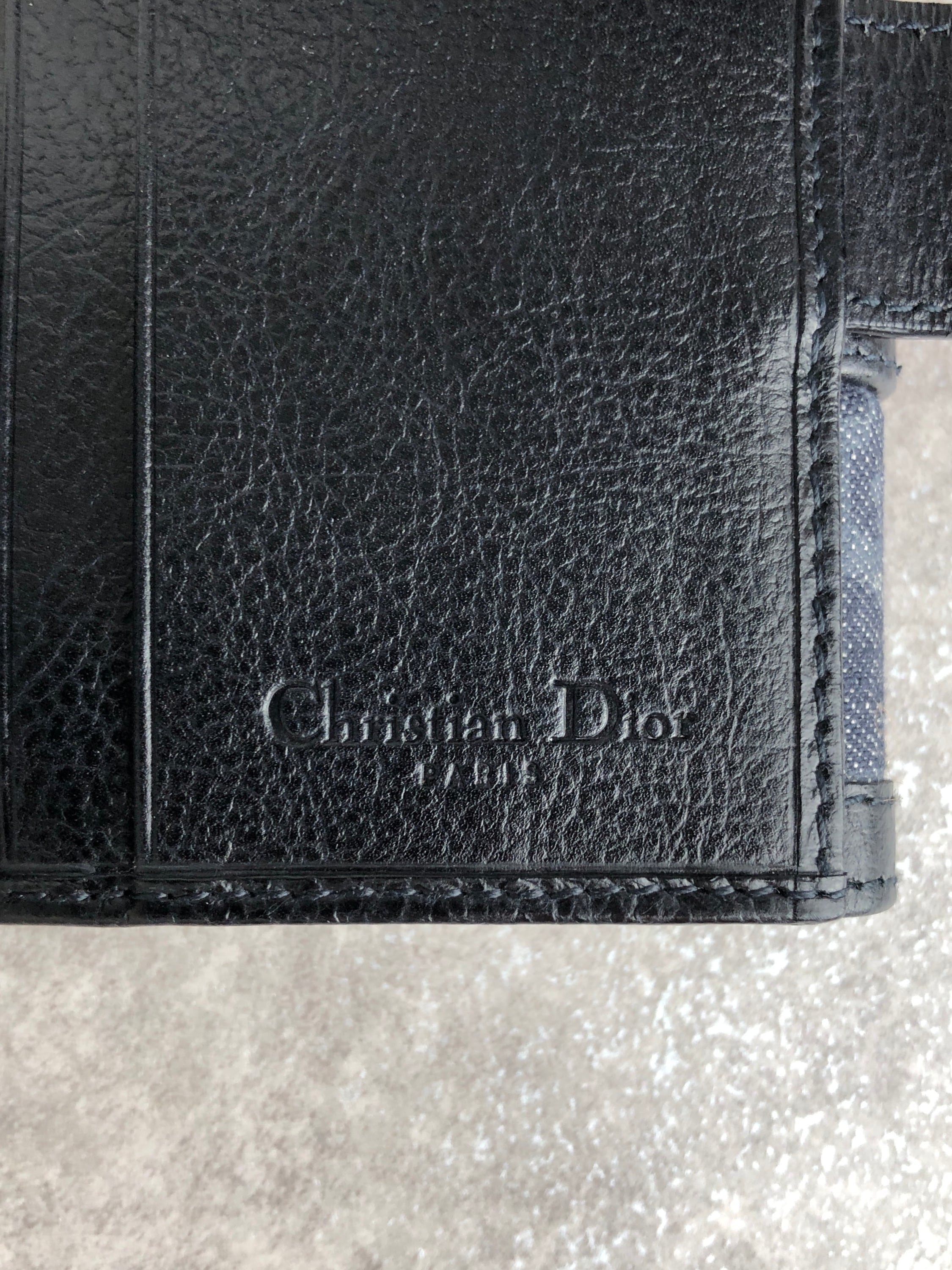 Christian Dior クリスチャン ディオール トロッター 財布 インディゴ Christian Dior クリスチャン ディオール トロッター 財布 インディゴ
