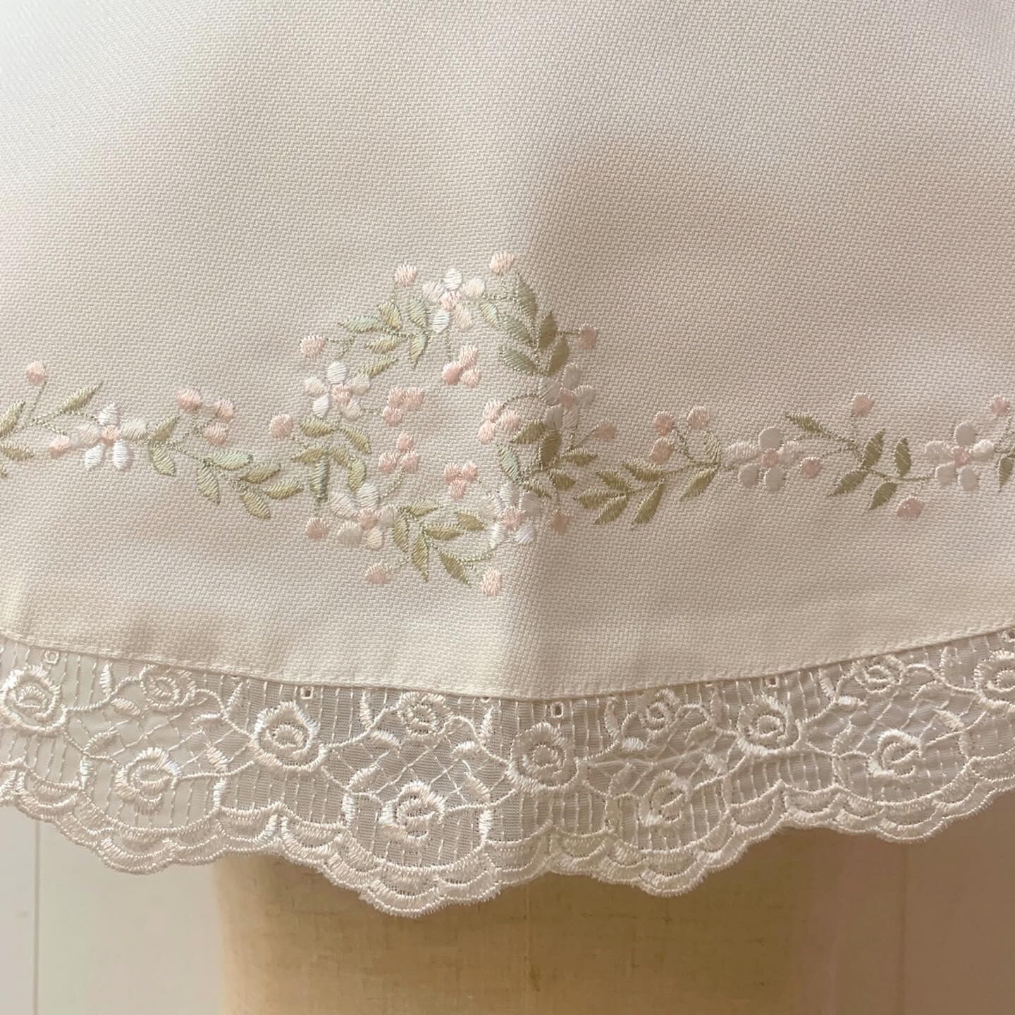 white flower lace big collar