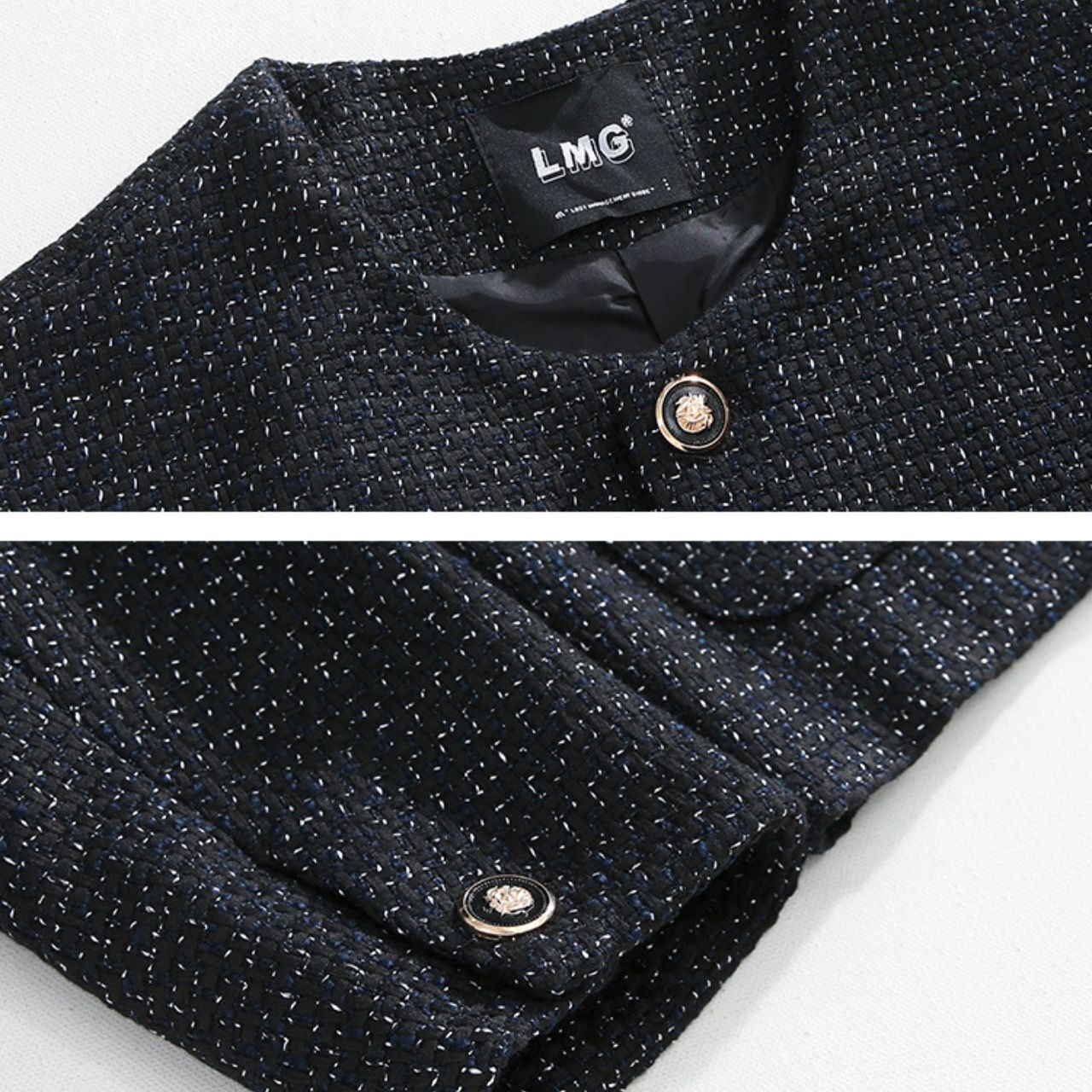 ツイードライクノーカラージャケット　MT0080393