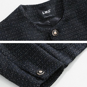 ツイードライクノーカラージャケット　MT0080393