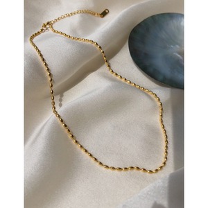 oval ball chain necklace N20316