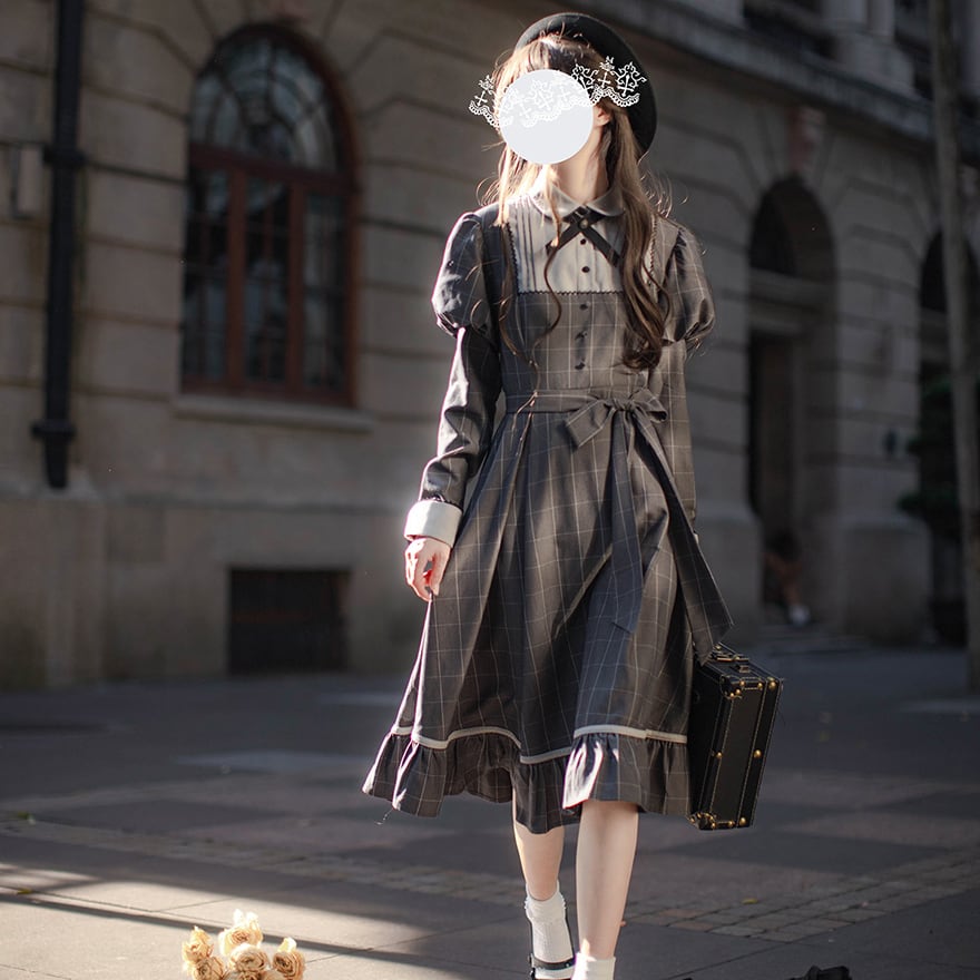 ゴスロリ通販 With U クラシカル ロリィタ ワンピース 長袖