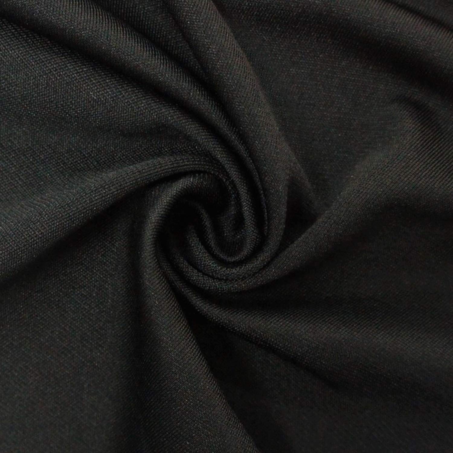 【数量限り】moonfarm 綿麻生地 黒 ブラック 無地 幅1.5m 長さ1~5m 手芸 ハンドメイド 用 (5m)
