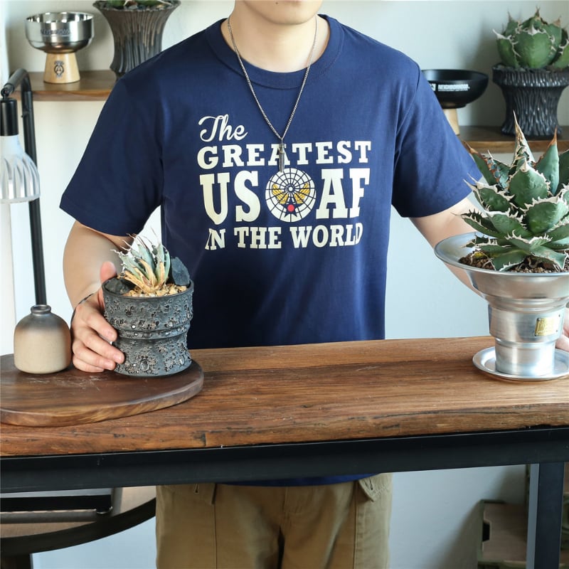 Vintage-Style Military USAF Short-Sleeve T-Shirt(GV539)