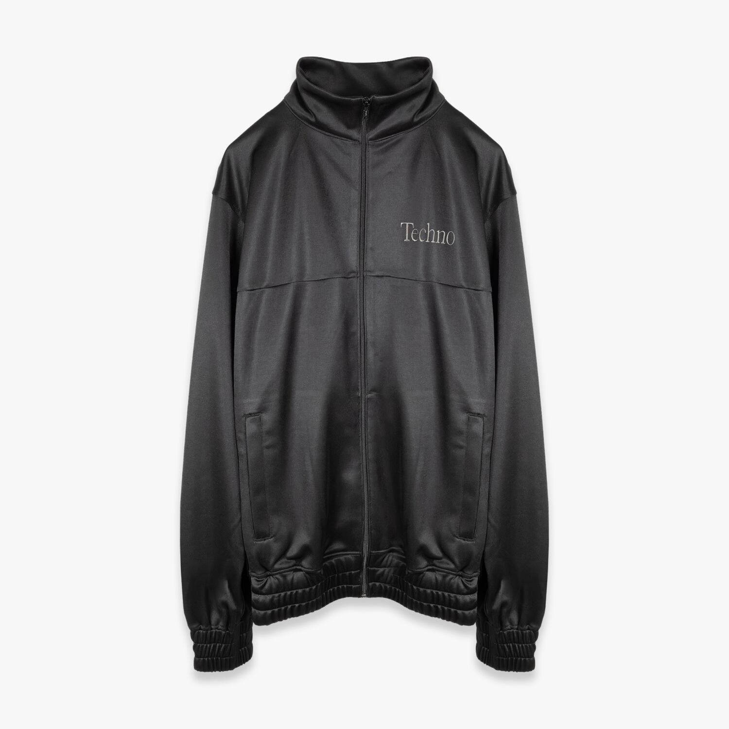 ICE & TECHNO 26SS TECHNO LOGOTYPE TRACK JACKET (BLACK)