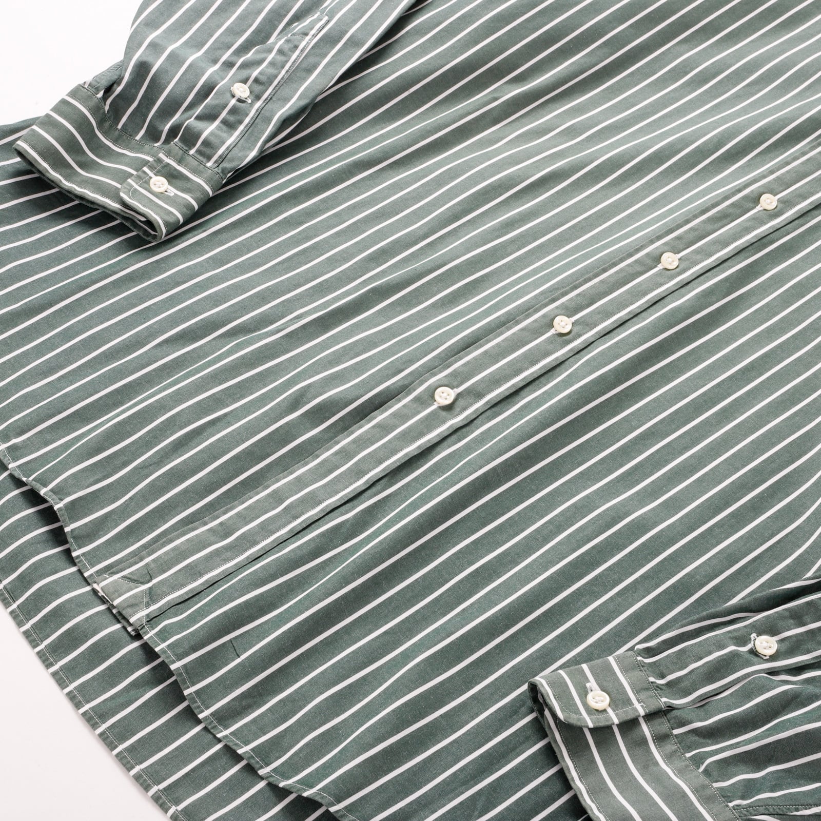 美品】80s Ralph Lauren B.D. cotton tripe Shirt 