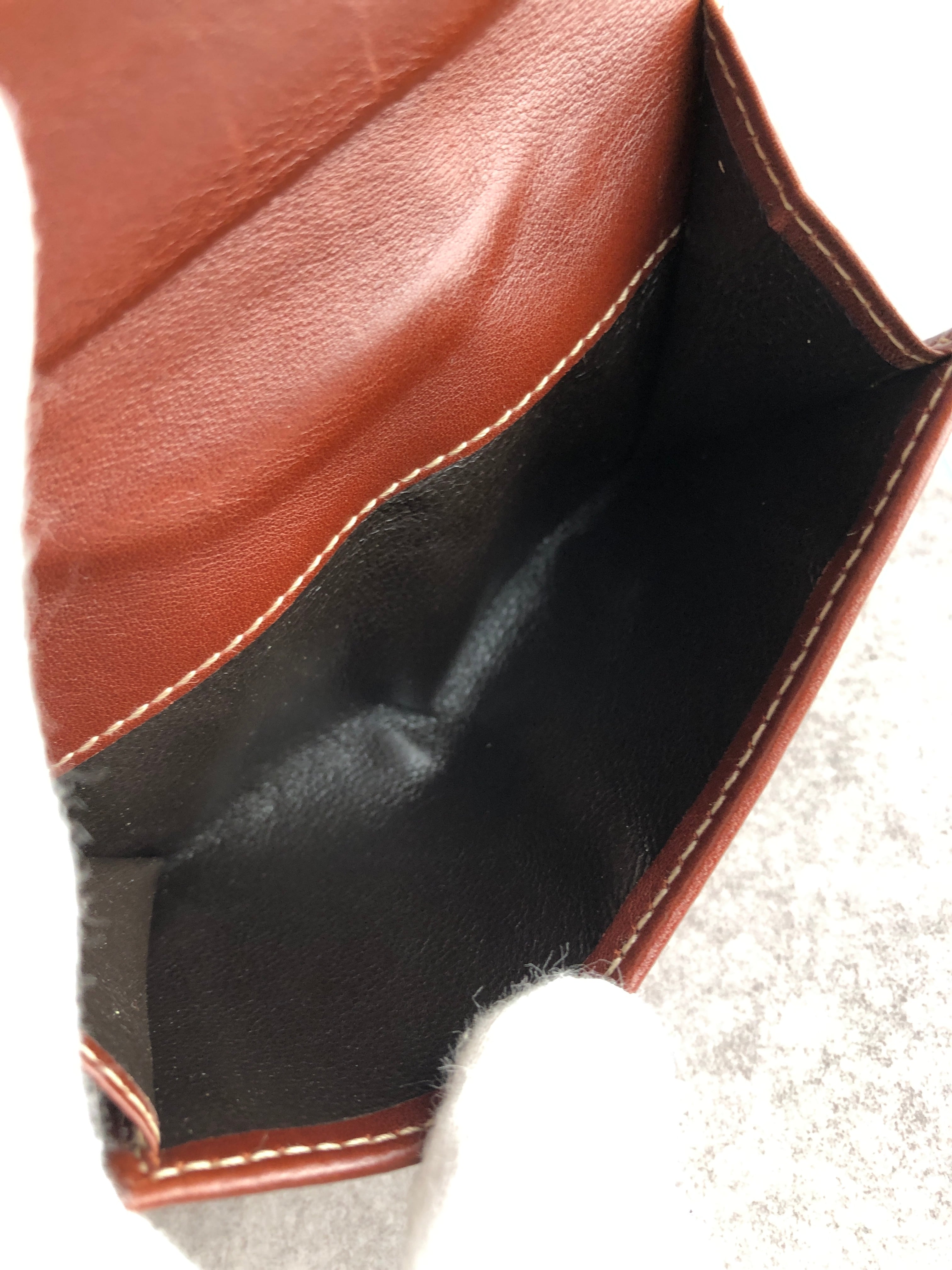 GUCCI グッチ 財布 ブラウン バンブー レザー 2つ折り vintage