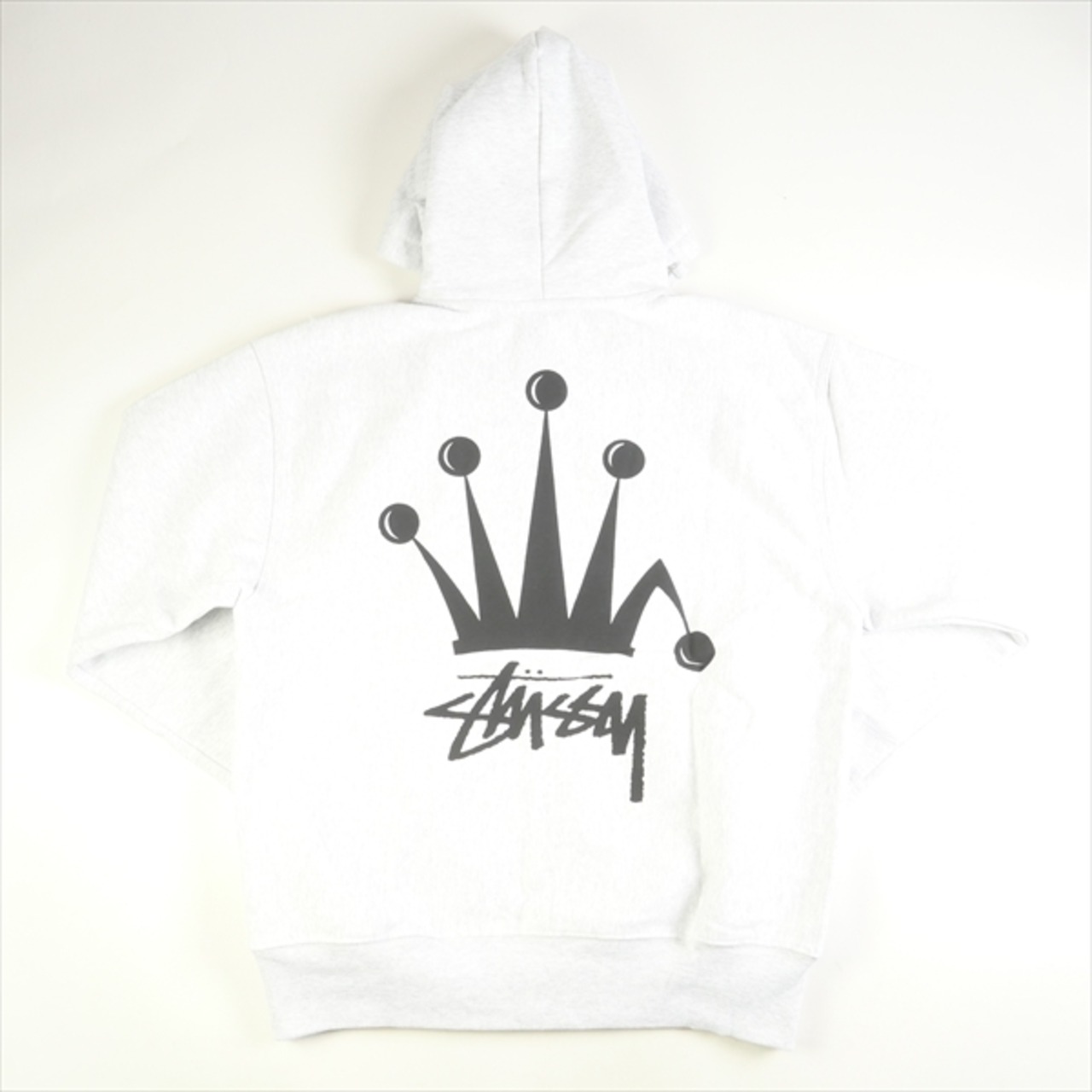 Size【M】 STUSSY ステューシー 24SS REGAL CROWN ZIP HOODIE ASH 