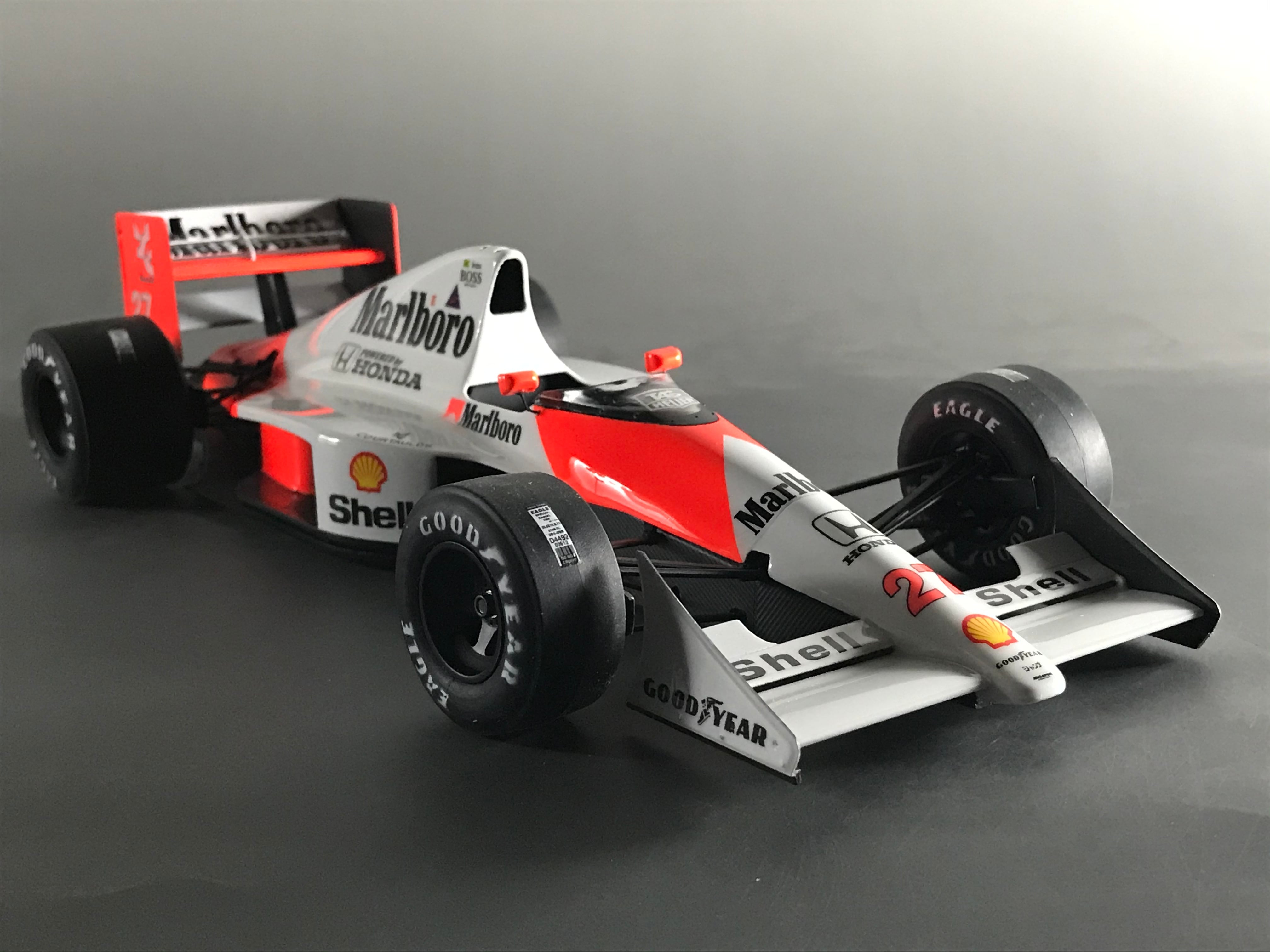 1/20　マクラーレンMP4/5B 完成品　田宮模型