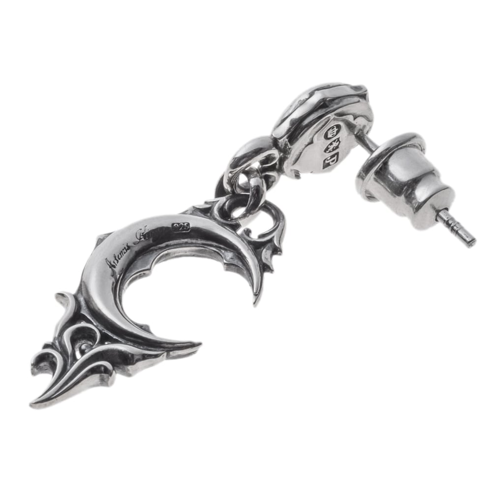 ニュームーンハートピアス AKE0129 片耳用 New Moon Heart Piercing