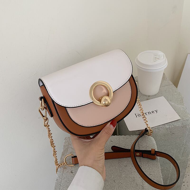 ネットレッドレディーススモールバッグ2020ニューウェーブサマーワイルドチェーンシングルショルダーメッセンジャーバッグinsファッションサドルバッグ Tiancai_Wing_Bag7582076