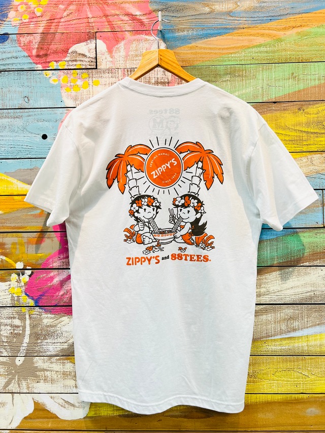 【88tees】Tシャツ（ホワイト:ZIPPY'S）
