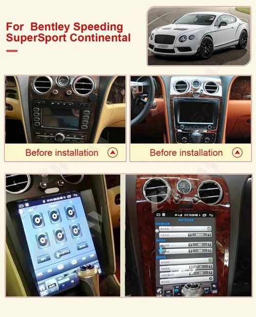 テスラスタイル アンドロイドナビ ベントレー フライング コンチネンタル 2005 〜2012 2G 32GB ROM -TESN-1135