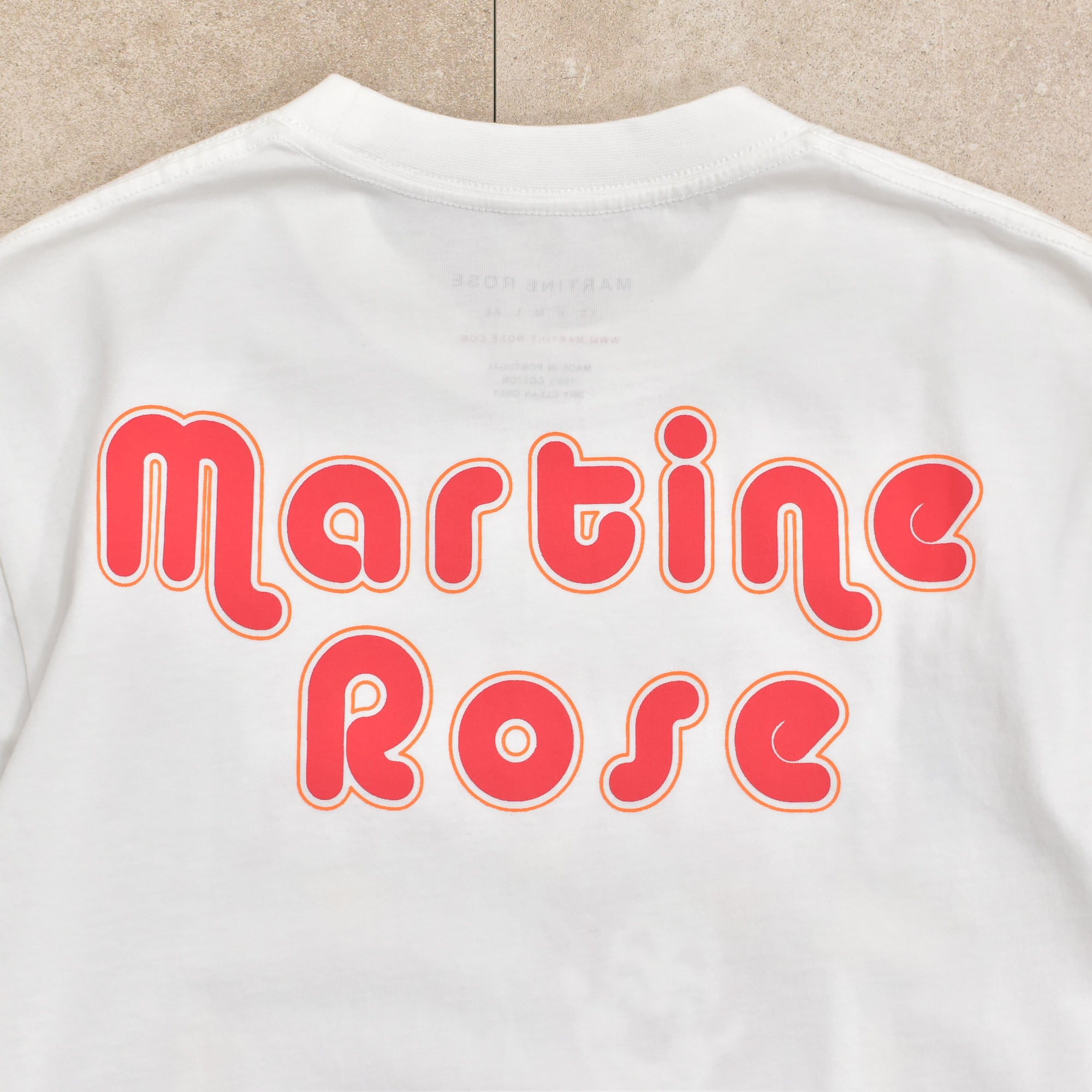 MARTINE ROSE print T-shirt | 古着屋 grin days memory 【公式】古着