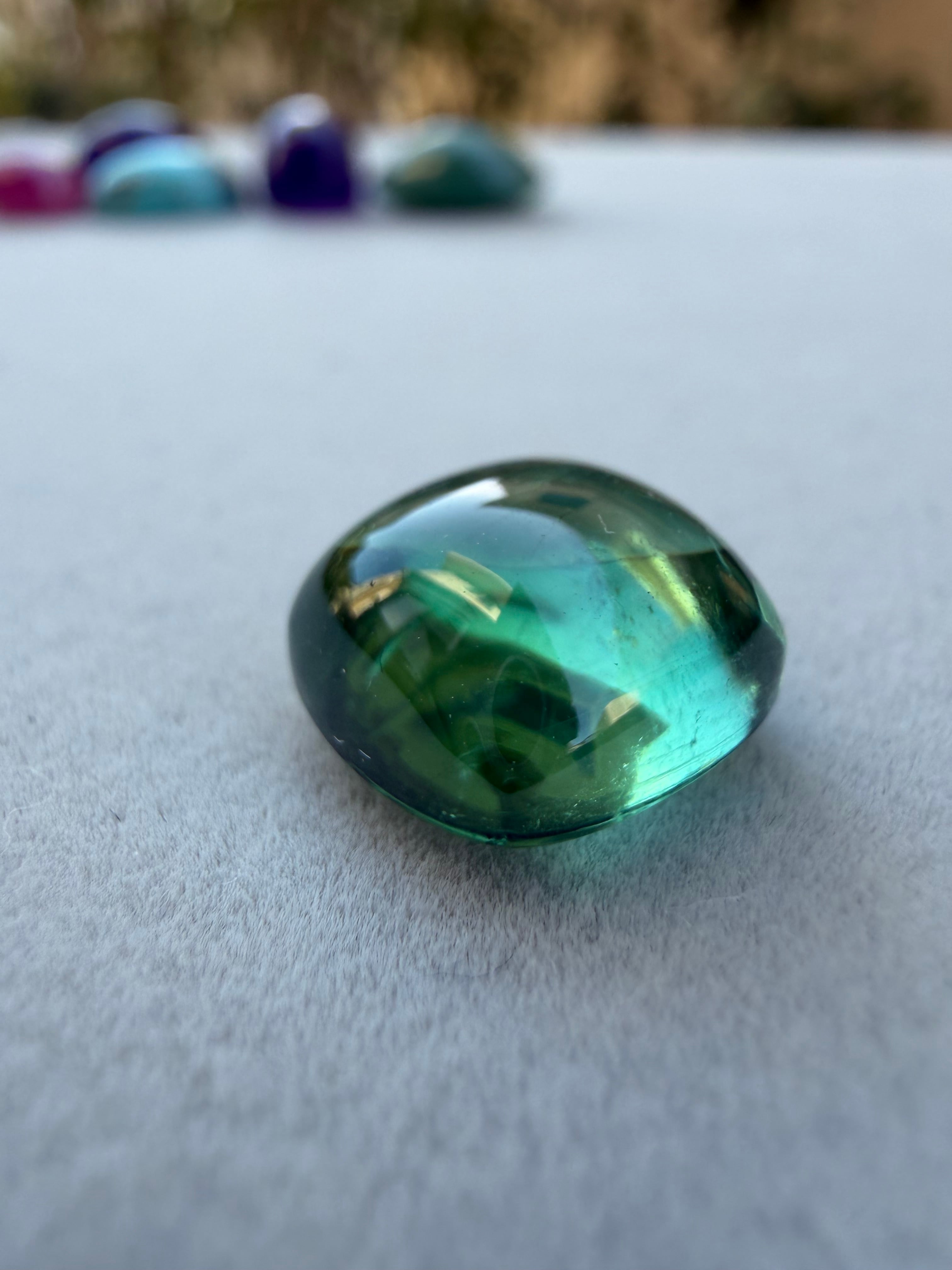 153. カボショントルマリン 6.02ct. 11mm | Haleems treasures